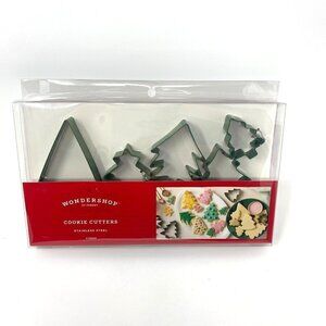 Target 5pc Stainless Steel Christmas Trees Cookie Cutter Set Wondershop™